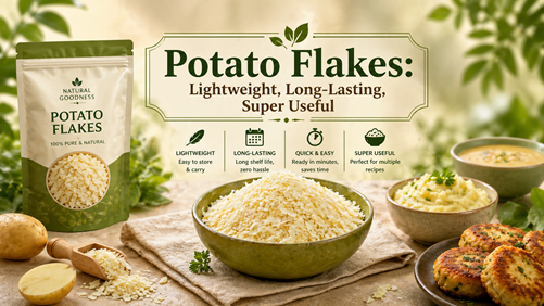 Potato Flakes: Lightweight, Long-Lasting, Super Useful